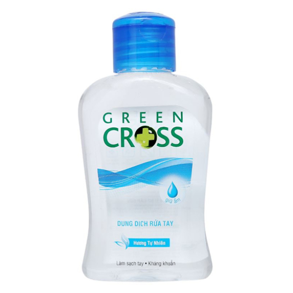 Dung dịch rửa tay Green Cross hương tự nhiên kháng khuẩn chai 100ml