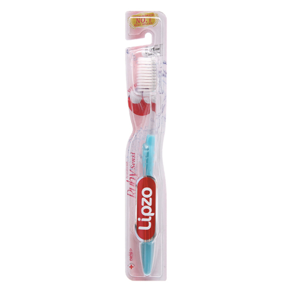 Bàn chải đánh răng Lipzo Ruby Sensi lông chỉ tơ vỉ 1 cây