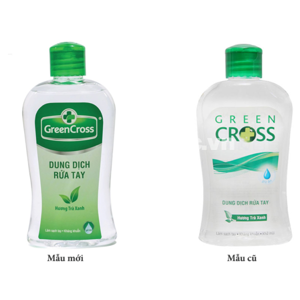 Dung dịch rửa tay Green Gross hương trà xanh kháng khuẩn chai 250ml