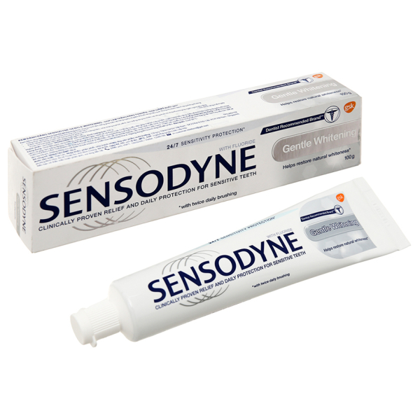 Kem đánh răng Sensodyne Gentle Whitening trắng răng tuýp 100g
