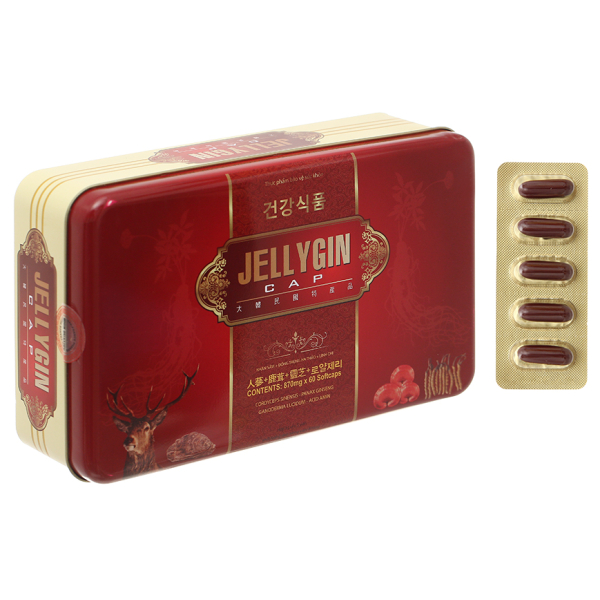 Jellygin Cap hỗ trợ tăng đề kháng hộp 60 viên