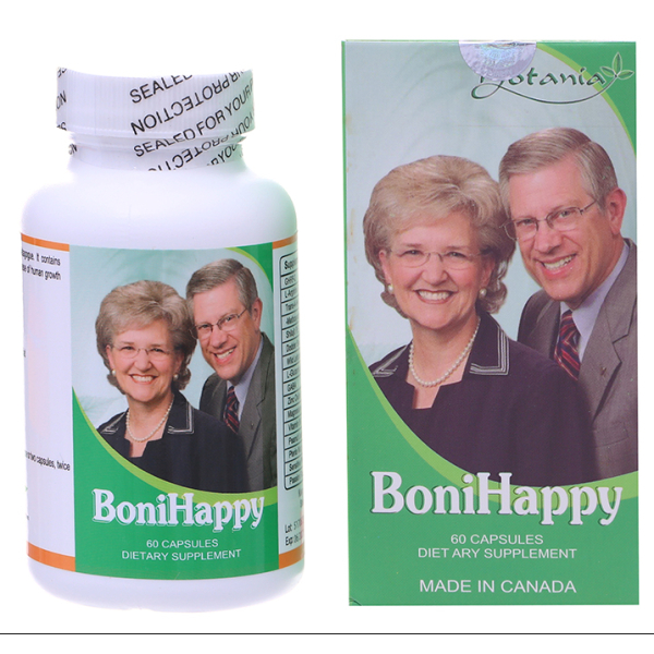 Boni Happy giúp ngủ ngon, cải thiện trí nhớ và thị giác chai 60 viên