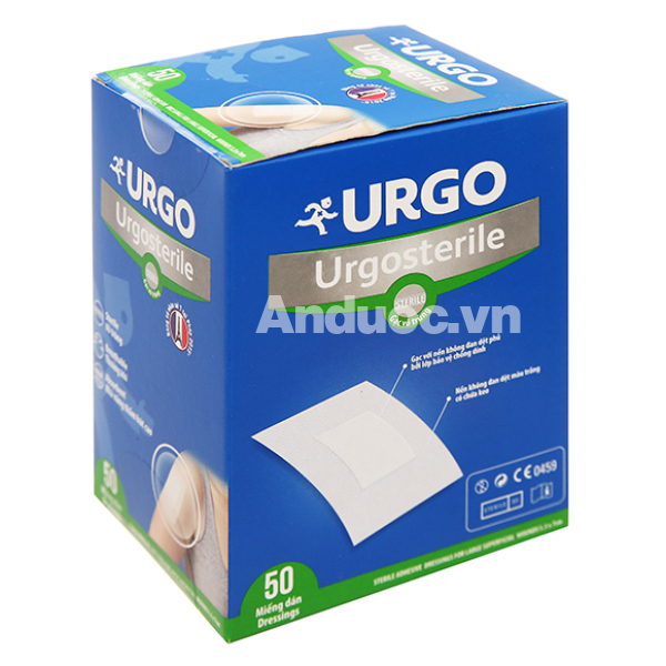 Băng dán Urgosterile size vừa hộp 50 miếng (5.3cm x 7cm)