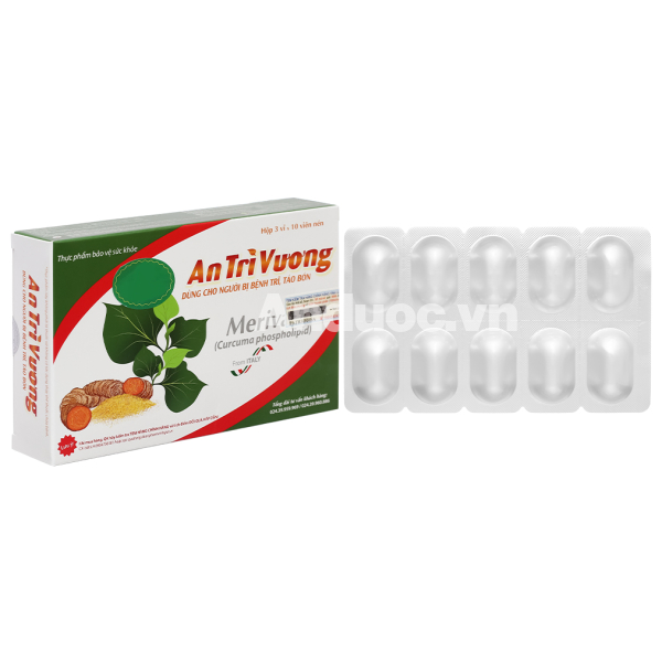 An Trĩ Vương hỗ trợ giảm trĩ hộp 30 viên