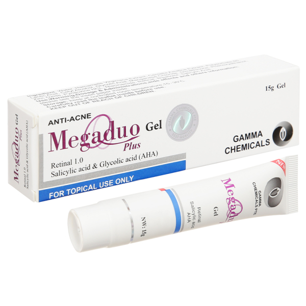 Gel Megaduo Plus ngừa mụn trứng cá, ngừa thâm tuýp 15g