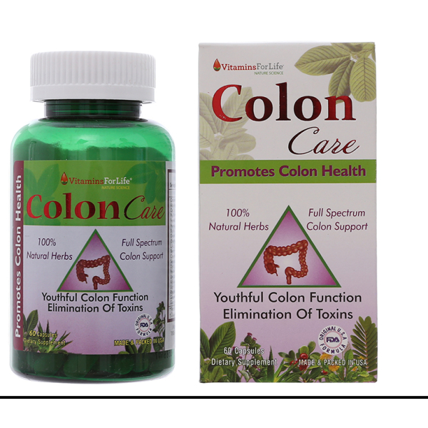 Colon Care hỗ trợ tiêu hóa, giải độc đại tràng chai 60 viên