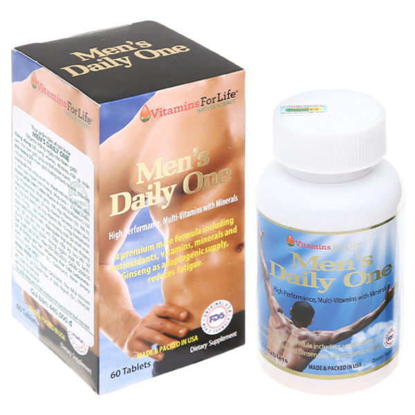Men's Daily One bổ sung vitamin cho nam giới hộp 60 viên