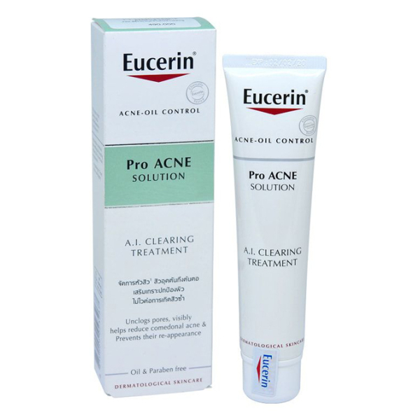 Kem Eucerin Pro Acne giảm bóng dầu, ngừa mụn tuýp 40ml