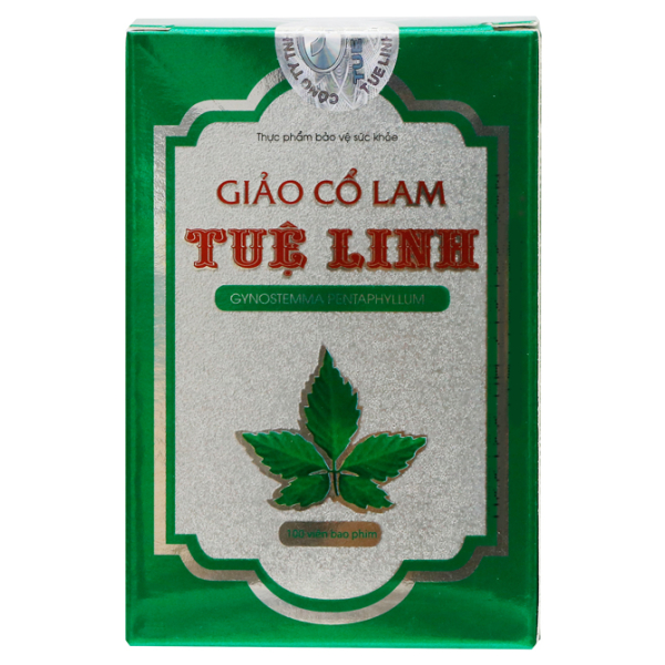 Giảo Cổ Lam Tuệ Linh hỗ trợ giảm mỡ máu, ngừa xơ vữa chai 100 viên