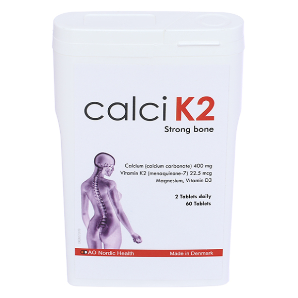 Calci K2 hỗ trợ ngừa loãng xương hộp 60 viên