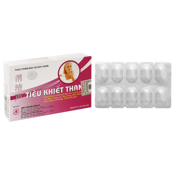 Tiêu Khiết Thanh hỗ trợ giảm viêm đường hô hấp hộp 30 viên