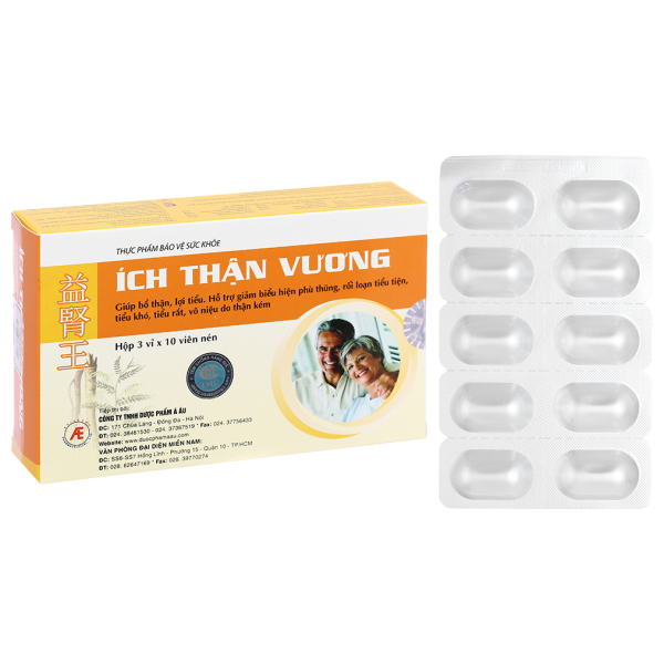 Ích Thận Vương hỗ trợ cải thiện chức năng thận hộp 30 viên