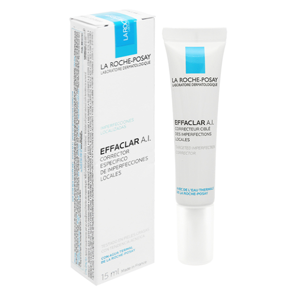 Kem La Roche-Posay Effaclar A.I giảm mụn chuyên biệt tuýp 15ml