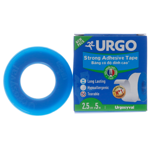 Băng keo lụa có độ dính cao Urgosyval (2.5cm x 5m)
