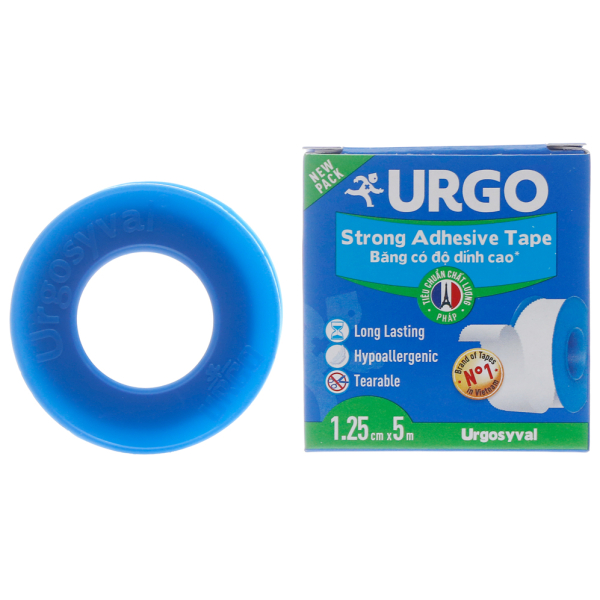 Băng keo lụa có độ dính cao Urgosyval (1.25cm x 5m)