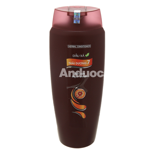 Dầu xả Thái Dương 7 suôn mềm, óng ả tự nhiên chai 200ml