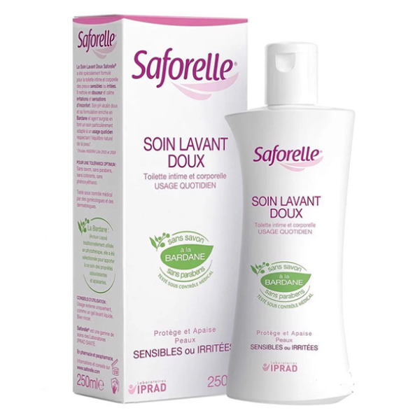 Dung dịch vệ sinh phụ nữ Saforelle cho da nhạy cảm chai 250ml