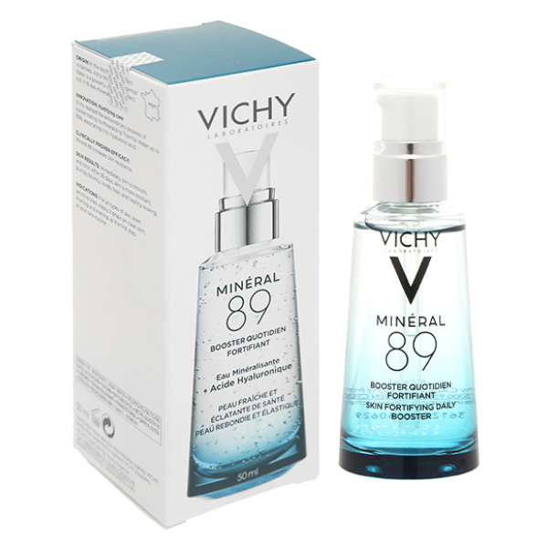 Serum Vichy Mineral 89 giúp da da mềm mịn, căng mướt chai 50ml