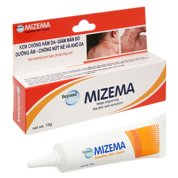 Kem Mizema chống hăm da, giảm mẫn đỏ tuýp 10g