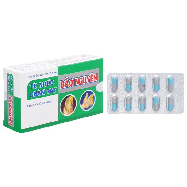 Tê nhức chân tay Bảo Nguyên hoạt huyết, mạnh gân cốt hộp 30 viên