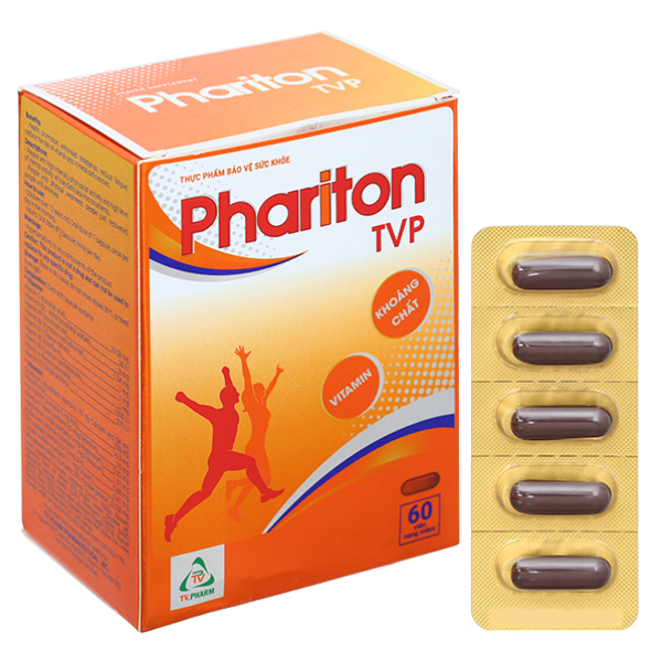 Phariton TVP bổ sung vitamin và khoáng chất hộp 60 viên