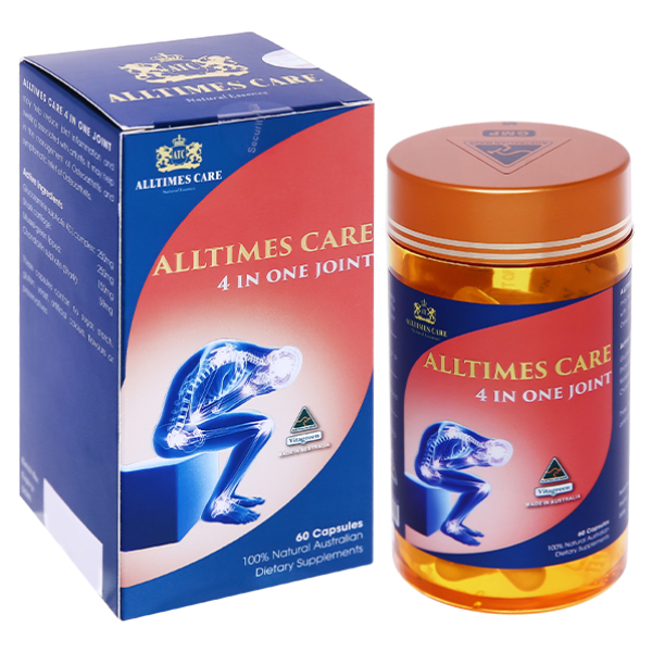 Alltimes Care 4 In One Joint giảm đau khớp, thoái hóa khớp chai 60 viên