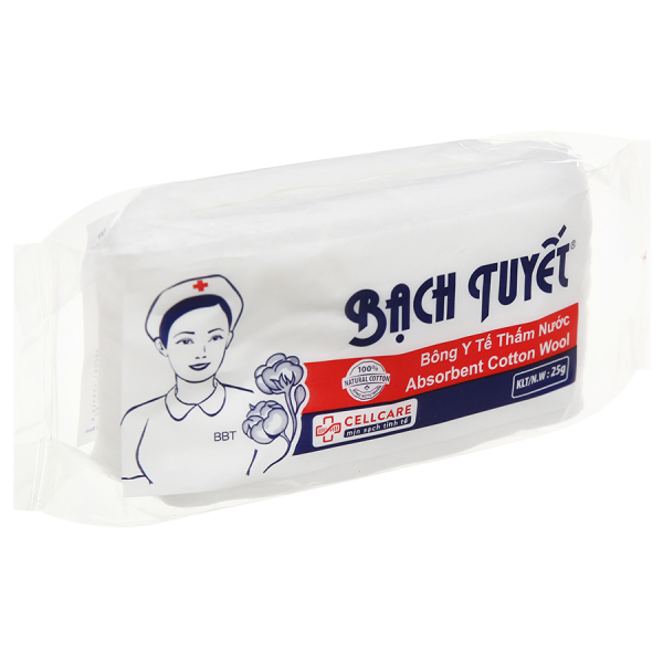 Bông gòn Bạch Tuyết gói 25g