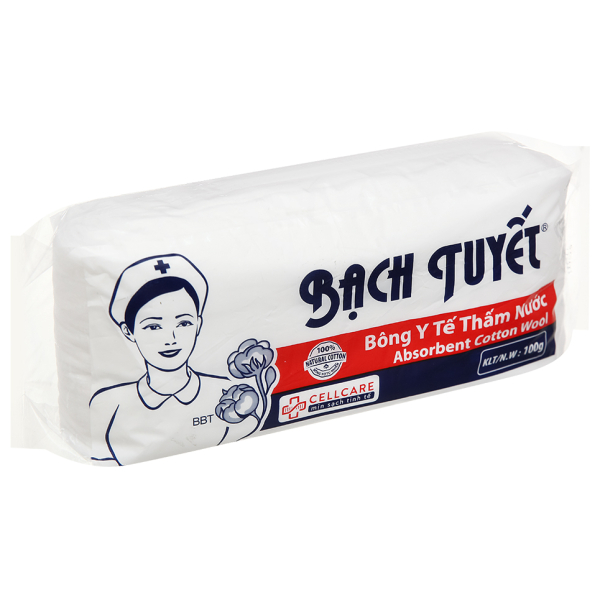 Bông gòn Bạch Tuyết gói 100g