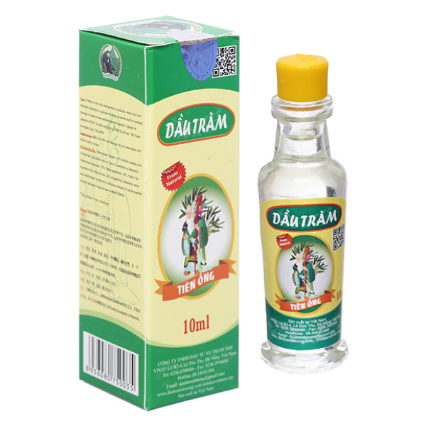 Dầu tràm Tiên Ông làm dịu da, giữ ấm cơ thể chai 10ml