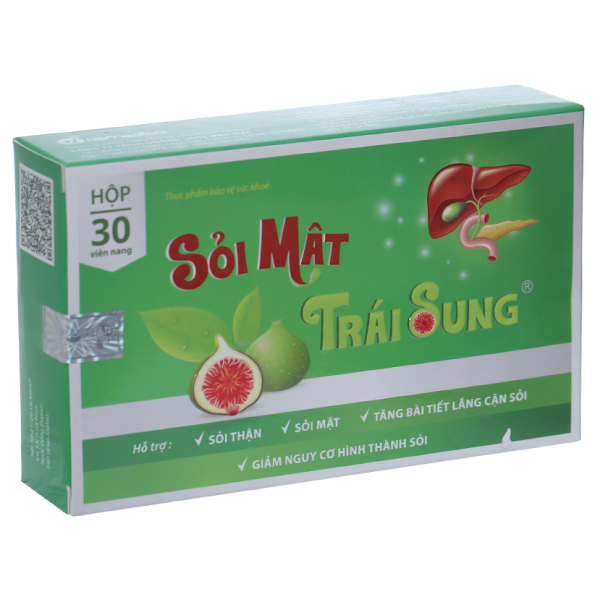 Sỏi Mật Trái Sung lợi tiểu, hỗ trợ bài tiết cặn sỏi hộp 30 viên