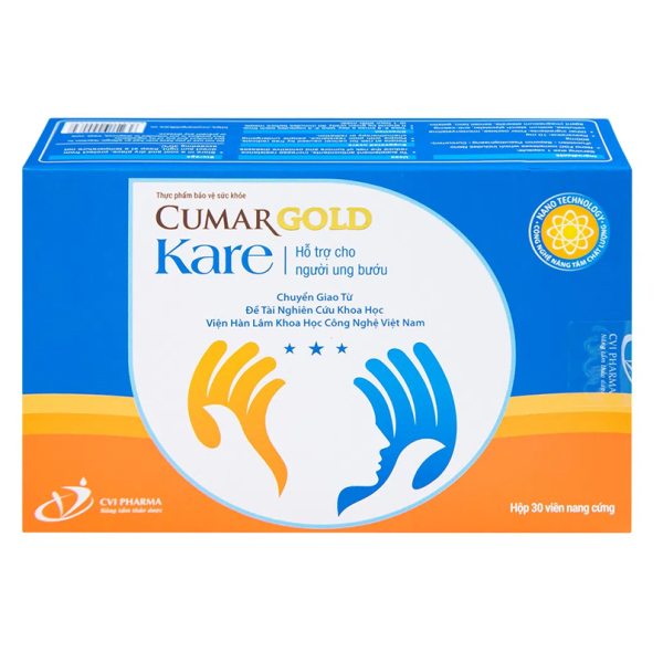 Cumargold Kare tăng đề kháng, hỗ trợ giảm nguy cơ ung bướu hộp 30 viên