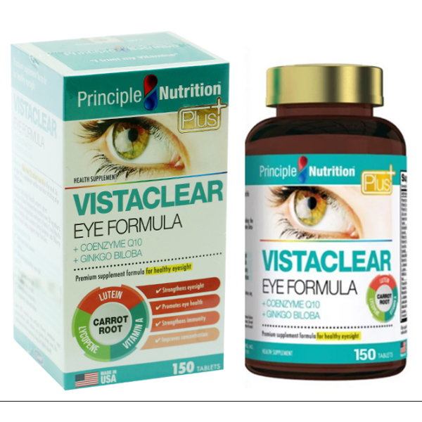 Vistaclear Eye Formula tăng đề kháng, bổ mắt chai 150 viên