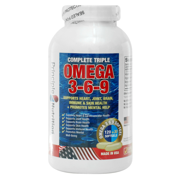 Complete Triple Omega 3-6-9 bổ não, tốt cho mắt chai 150 viên