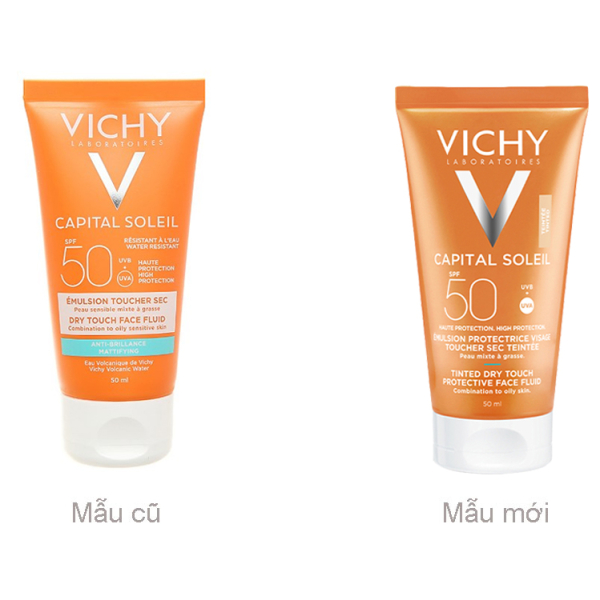 Kem chống nắng Vichy Capital Soleil SPF 50 cho da dầu tuýp 50ml