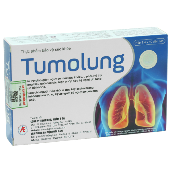 Tumolung hỗ trợ giảm nguy cơ mắc khối u hộp 30 viên