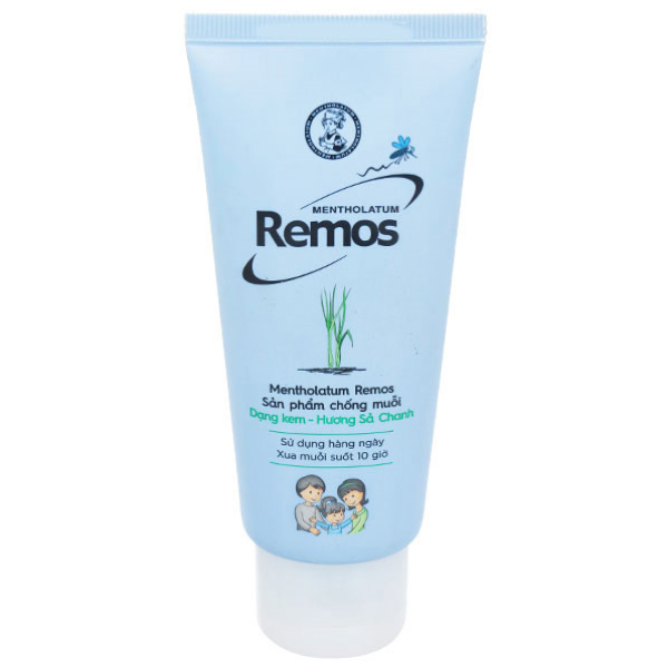 Kem chống muỗi Remos hương sả chanh tuýp 70g