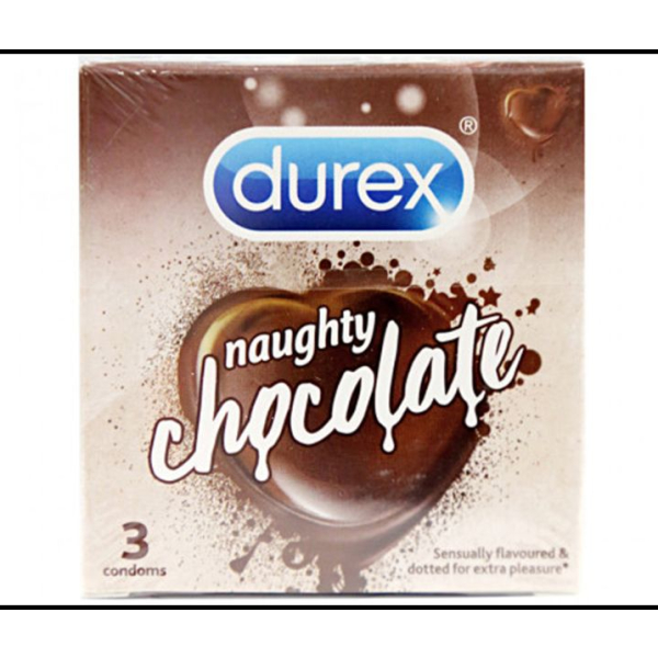 Bao cao su Durex Naughty hương Socola 52mm hộp 3 cái