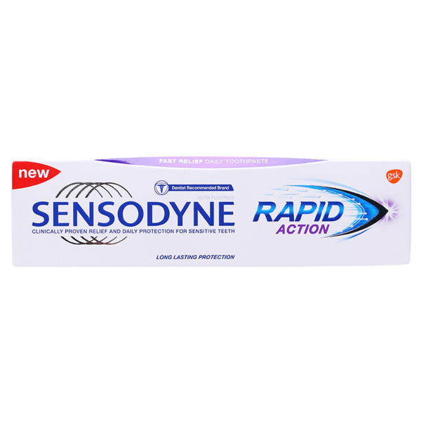 Kem đánh răng Sensodyne Rapid Action giảm nhanh ê buốt tuýp 100g