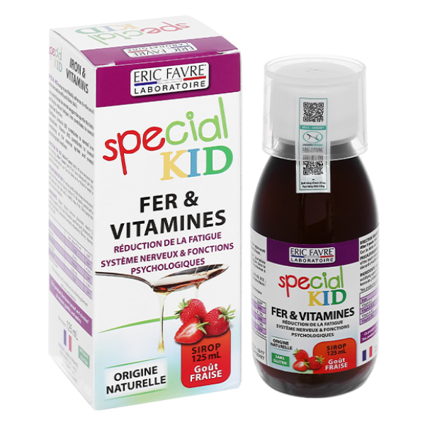 Siro Special Kid Fer & Vitamines bổ sung sắt và vitamin chai 125ml