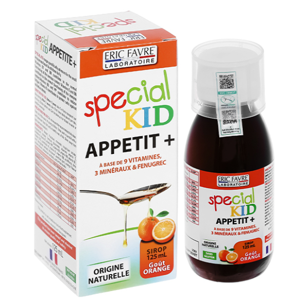 Siro Special Kid Appetite+ kích thích ăn ngon, tiêu hóa tốt chai 125ml