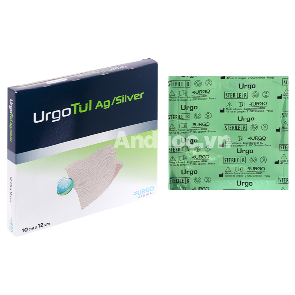 Gạc lưới UrgoTul AG/Sliver hộp 16 miếng (10cm x 12cm)