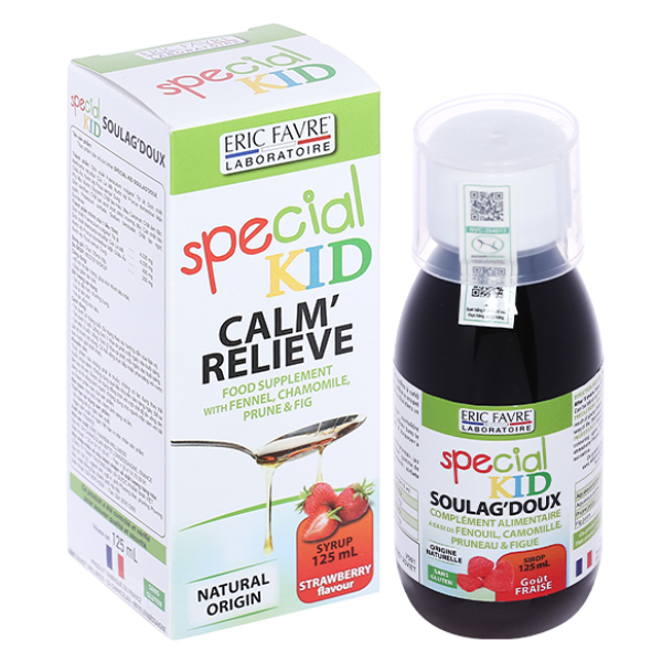 Siro Special Kid Soulag'Doux hỗ trợ kích thích tiêu hóa chai 125ml