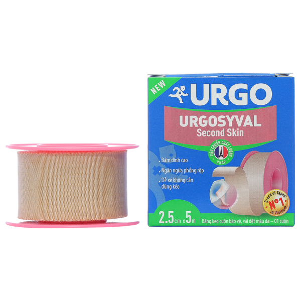 Băng keo có độ dính cao Urgosyval Second Skin (2.5cm x 5m)