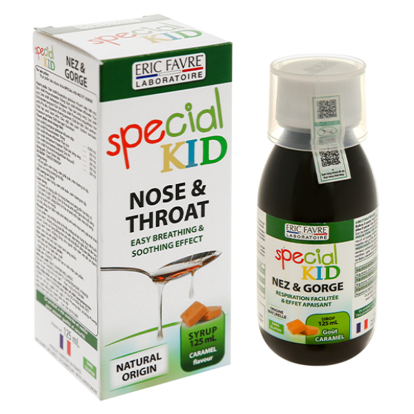 Siro Special Kid Nez & Gorge hỗ trợ giảm viêm đường hô hấp chai 125ml
