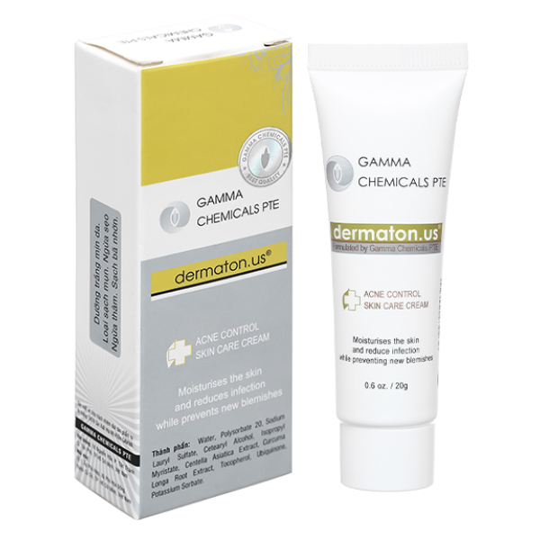 Kem Dermaton US kháng khuẩn, chống viêm, ngừa mụn tuýp 20g