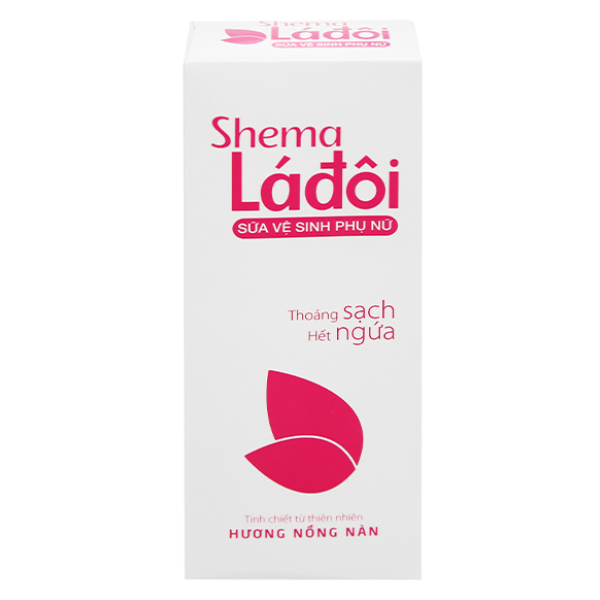 Dung dịch vệ sinh phụ nữ Shema Lá đôi hương nồng nàn chai 200ml