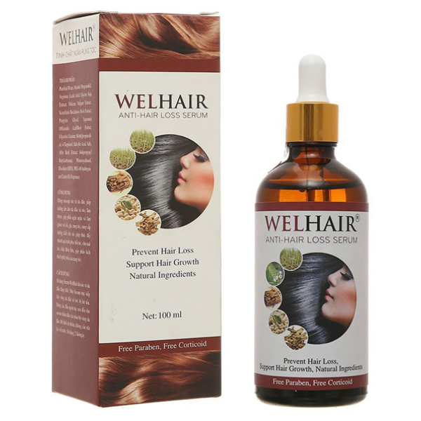 Serum Welhair ngăn rụng tóc, kích thích mọc tóc lọ100ml