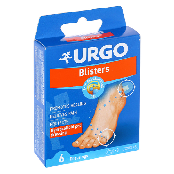 Băng cá nhân Urgo Hydrocolloid Pad Dressing hộp 6 miếng