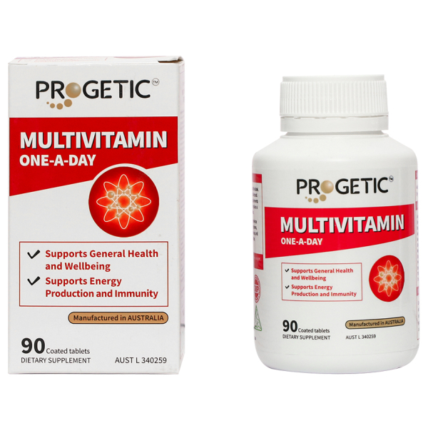 Progetic Multivitamin One-A-Day hỗ trợ tăng cường sức khỏe hộp 90 viên