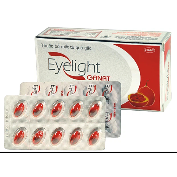 Eyelight Ganat giúp cải thiện thị lực, giảm mỏi mắt hộp 30 viên